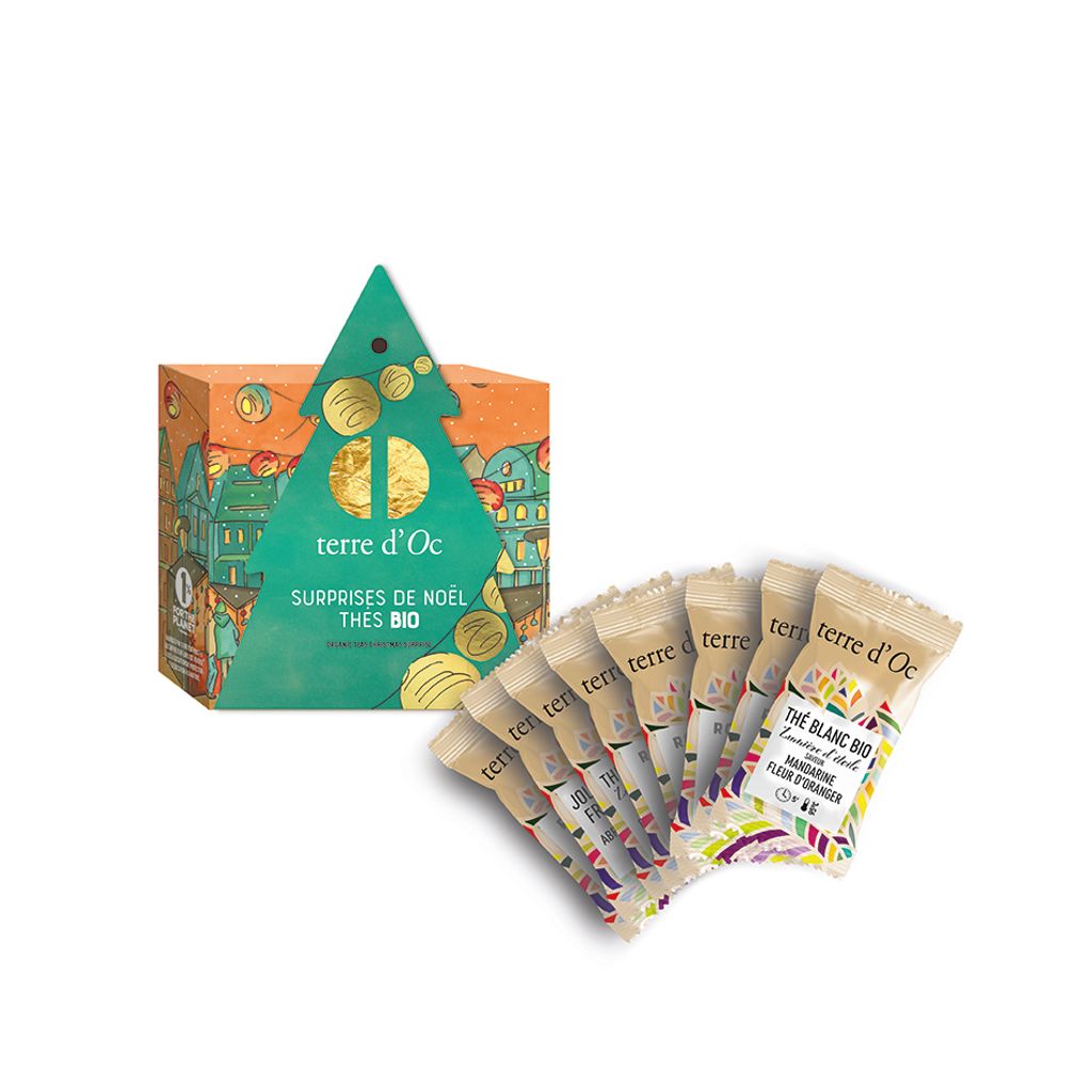 Cadeau de Table Sapin - 8 infusettes thés de Noel Bio - Visuel 0